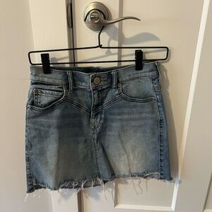 Express Denim Mini Skirt